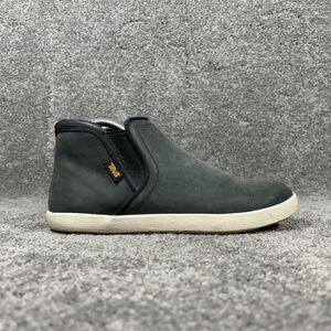 Teva Willow Chelsea 1018196 Women's Size 7.5 Black Leather Ankle Bootie Used